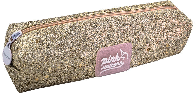 etui Bling Bling 20 x 4,5 cm glitter/polyester goud