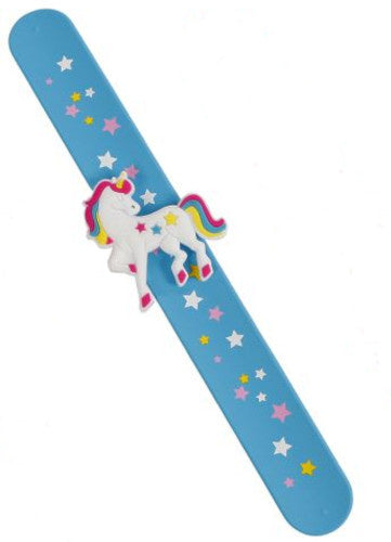 klaparmband met sterretjes meisjes 21,5 cm blauw