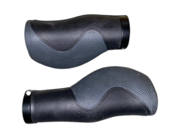 Handvatset Ergo 3-componenten Zwart 128/90mm  -   2-kanten geopend
