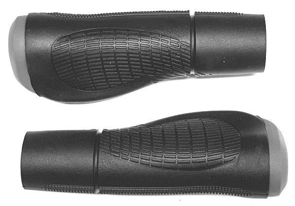Handvatset Ergo 2-componenten Zwart 138/138mm  -   1-kant geopend