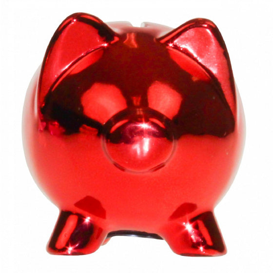spaarvarken 11 x 8,5 cm keramiek rood