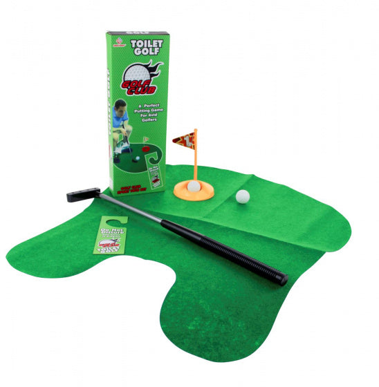 toiletgolf set 6-delig groen