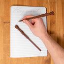 schrijfset junior hout bruin 2-delig