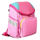 rugzak Super Class junior 38 cm kauwgomroze 2-delig