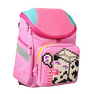 rugzak Super Class junior 38 cm kauwgomroze 2-delig