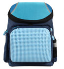 rugzak Super Class junior 38 cm marineblauw 2-delig