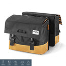 Gerecyclede dubbele fietstas Urban Proof 40 liter - grijs/geel