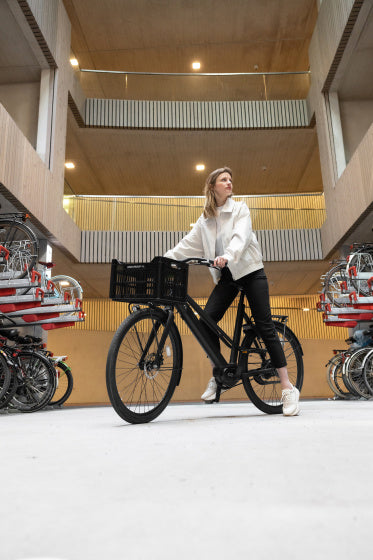 Gerecyclede fietskrat Urban Proof 30 liter - toffee bruin