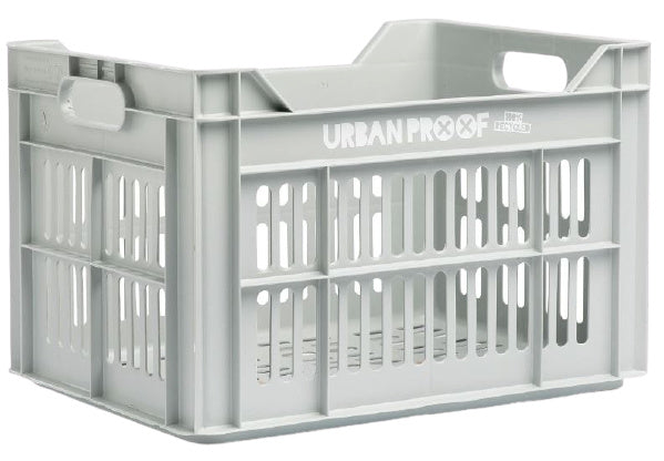 Gerecyclede fietskrat Urban Proof 30 liter - lichtgrijs