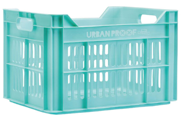 Gerecyclede fietskrat Urban Proof 30 liter - oceaanblauw