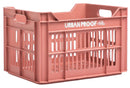Gerecyclede fietskrat Urban Proof 30 liter - warm roze
