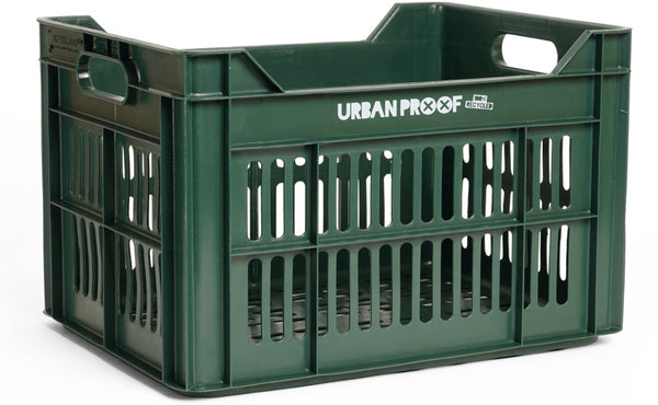 Gerecyclede fietskrat Urban Proof 30 liter - forest green