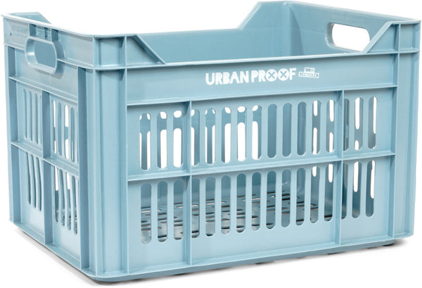 Gerecyclede fietskrat Urban Proof 30 liter - hemelsblauw