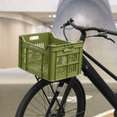 Gerecyclede fietskrat Urban Proof 30 liter - olijfgroen