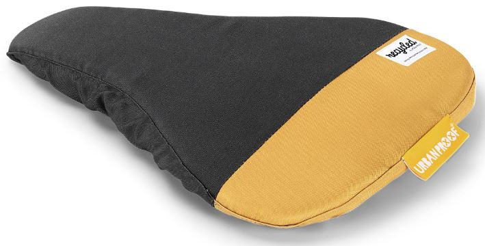 Gerecyclede fietszadelhoes urban Proof - grijs/geel