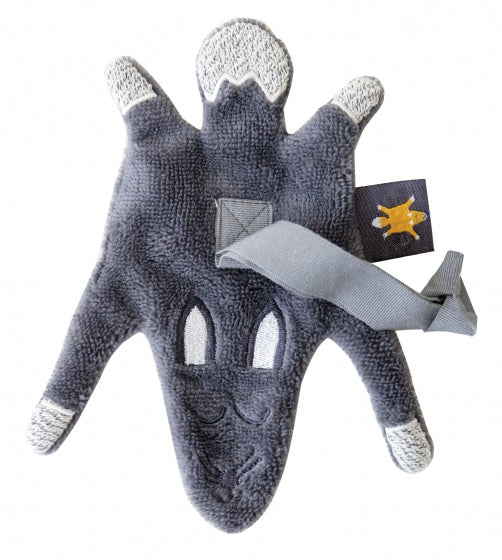 knuffeldoekje Fox 20 cm grijs