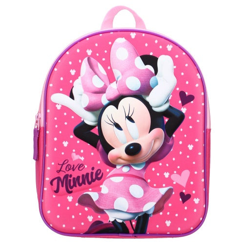 rugzak Minnie Mouse meisjes 32 x 26 x 11 cm roze