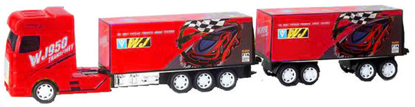 autotransporter monstertrucks jongens 1:30 rood 8-delig