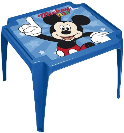kindertafel Mickey Mouse meisjes 50 x 55 cm blauw