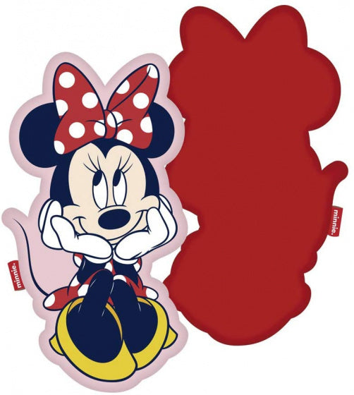 kussen Minnie Mouse 40 x 22 cm polyester rood