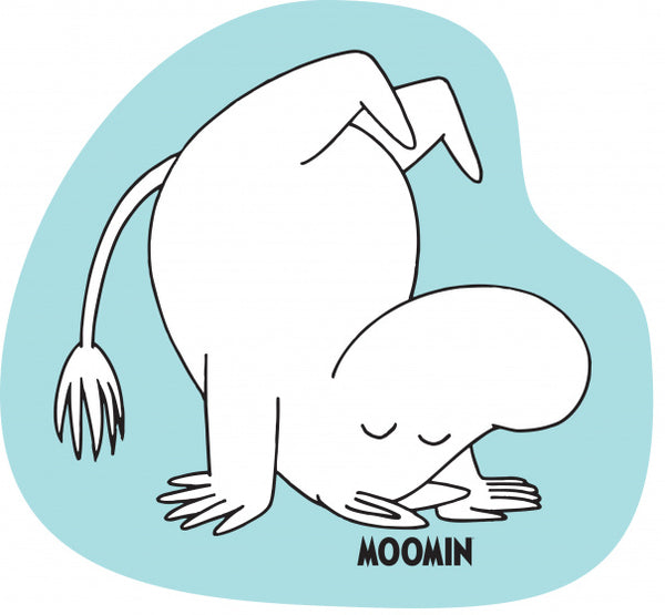 kussen Moomin 40 x 40 cm polyester blauw