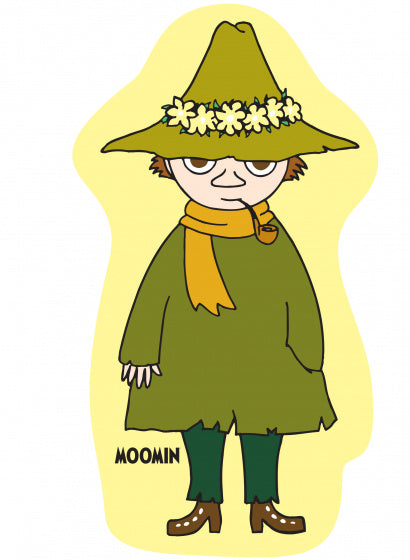 kussen Moomin 40 x 40 cm polyester geel