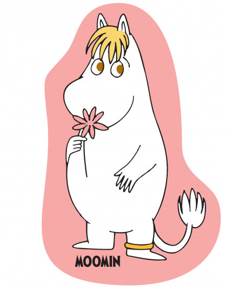 kussen Moomin 40 x 40 cm polyester zalmroze