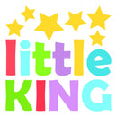 muursticker Little King jongens 2 stickervellen