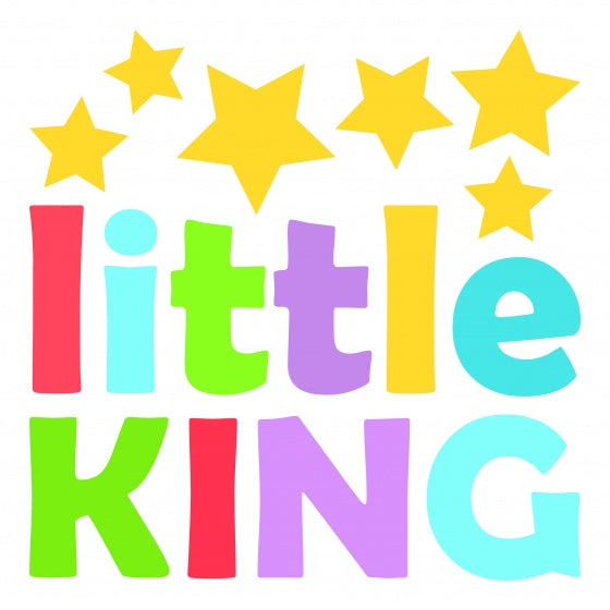 muursticker Little King jongens 2 stickervellen