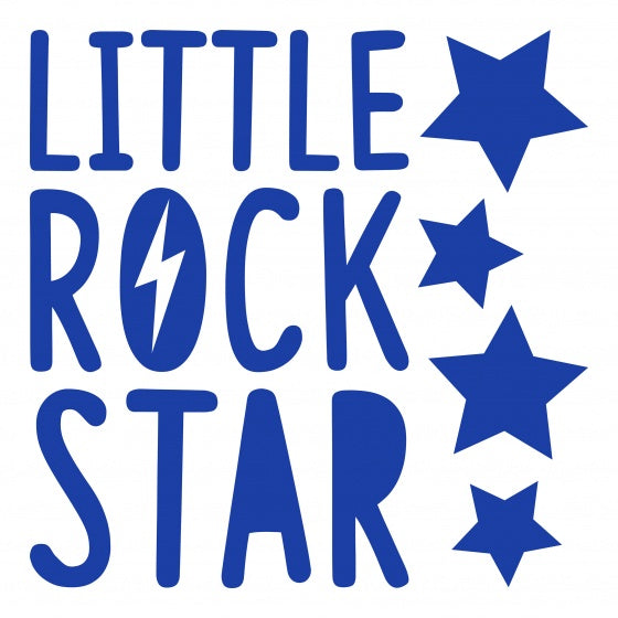 muursticker Little Rock Star junior 2 stickervellen