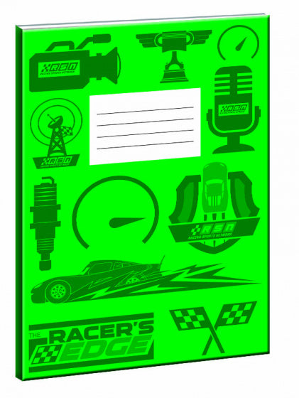 notitieboek Cars jongens 25 x 17 cm papier groen