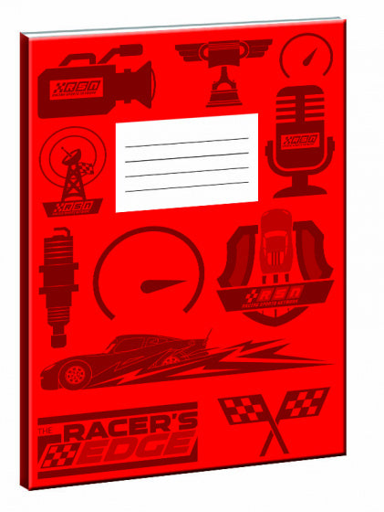 notitieboek Cars jongens 25 x 17 cm papier rood