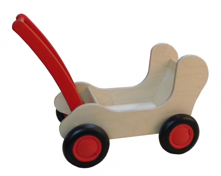 poppenwagen Combi 56 cm rood