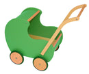 poppenwagen retro 50 cm groen