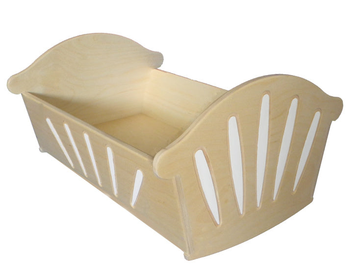 poppenwieg 64 x 42 x 30 cm berkenhout naturel