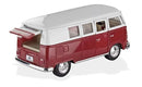 bus Volkswagen Classic 1962 die-cast 1:32 bordeaux