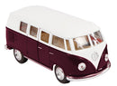 bus Volkswagen Classic 1962 die-cast 1:32 bordeaux