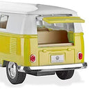 bus Volkswagen Classic 1962 die-cast 1:32 geel