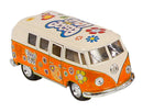 bus Volkswagen Classic Flowerpower 1:32 staal oranje