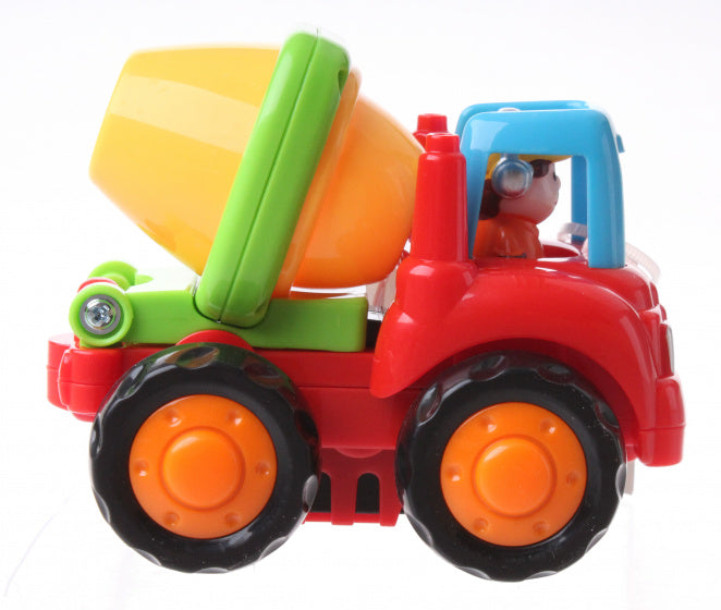 cementwagen junior 10 cm rood/geel