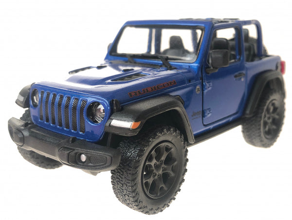 jeep Wrangler jongens pull-back 15 cm staal blauw