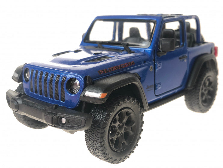 jeep Wrangler jongens pull-back 15 cm staal blauw