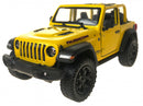 jeep Wrangler jongens pull-back 15 cm staal geel