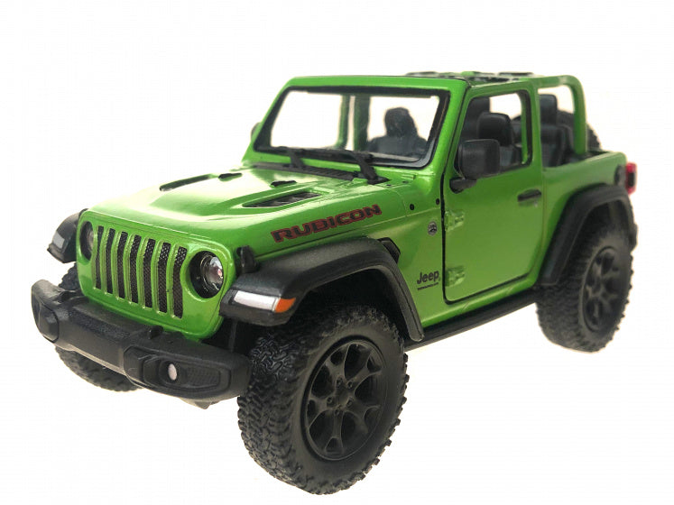 jeep Wrangler jongens pull-back 15 cm staal groen