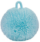 knijpbal fluffy junior 9 cm siliconen blauw