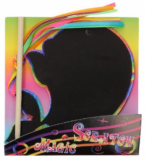 knutselset Magic Scratch vis 10 cm papier 9-delig