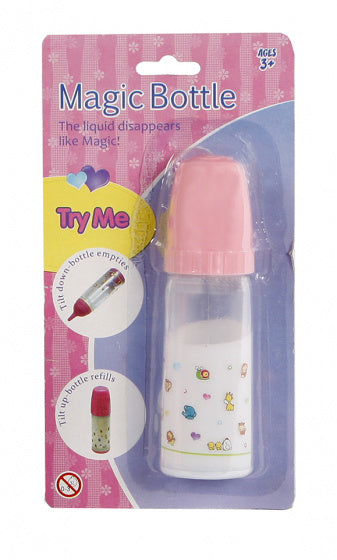 magische drinkfes meisjes 14,5 cm wit/roze