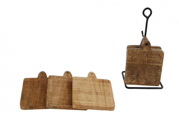 Gifts Amsetdam Onderzetters Met Houder 6 Stuks 11x11x22cm