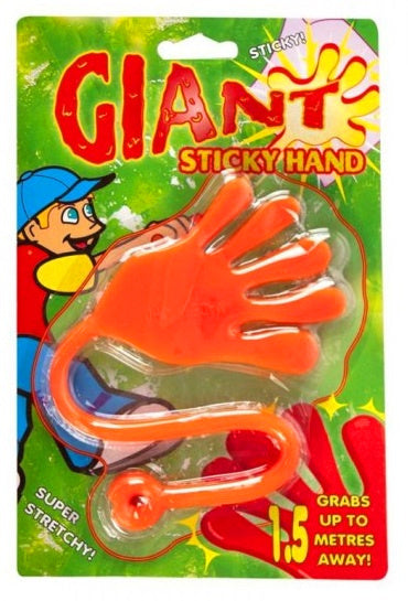 plakhand Giant junior 15 cm siliconen oranje