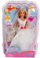 Modepop Prinses Bruid, 29cm
